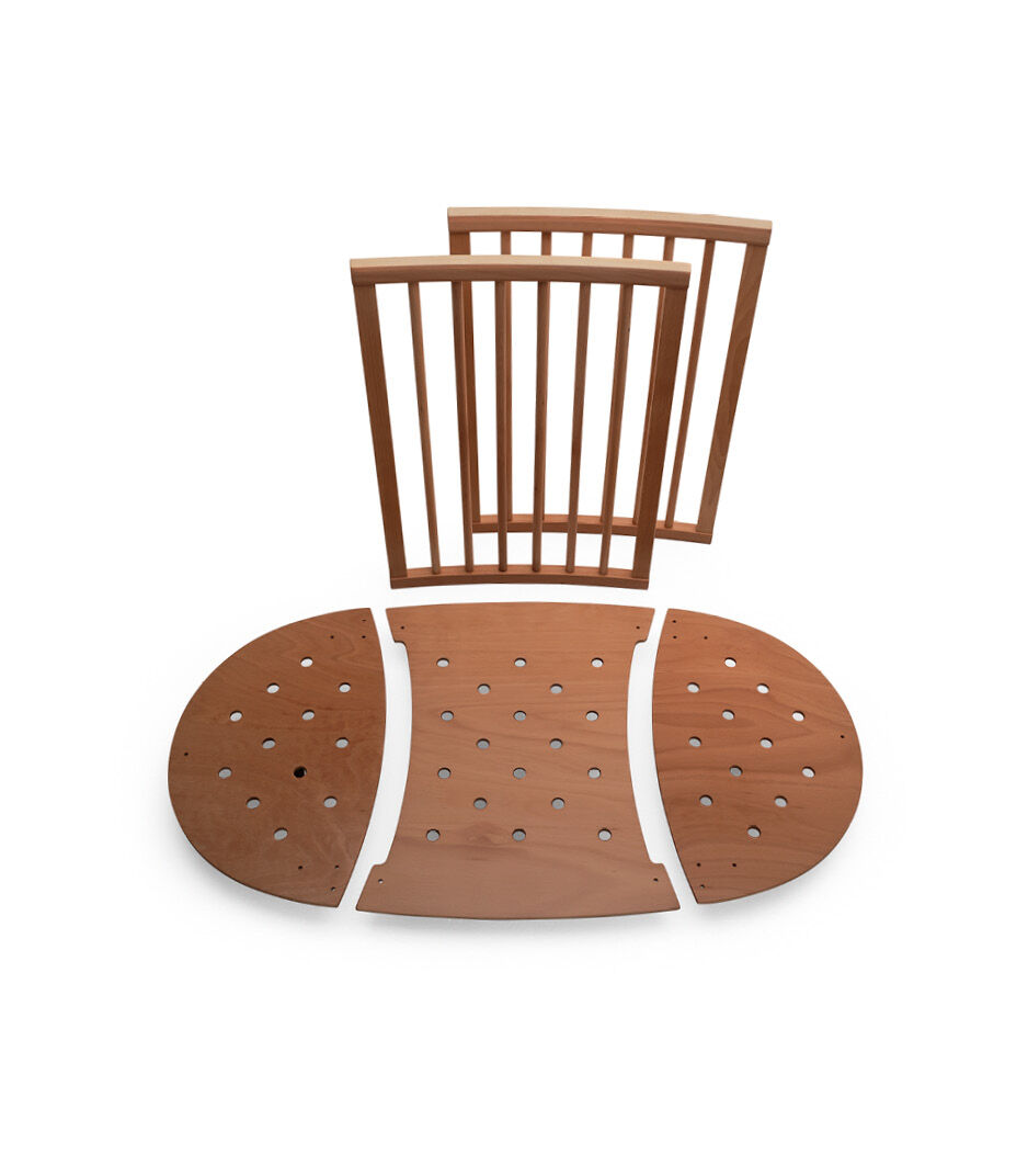 Stokke® Sleepi™ Bed Extension Kit, Walnut Brown.